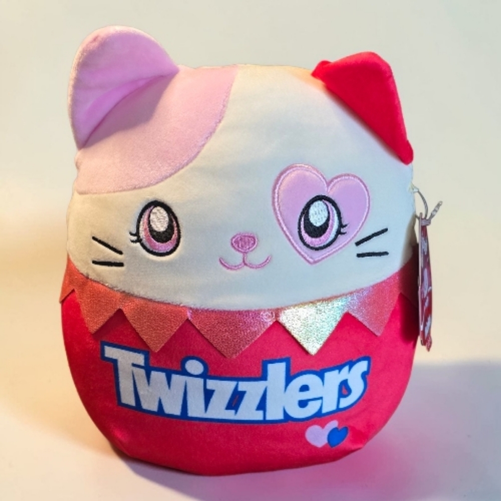 NWT 2022 Karina The Cat Scented Twizzlers Squishmallows Plush 12" V-Day